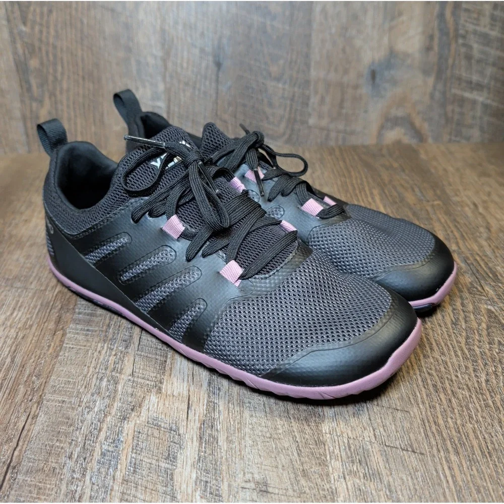 XERO Forza Runner Barefoot Minimalist Sneaker Black Elderberry Women's Size 8 - Picture 1 of 13